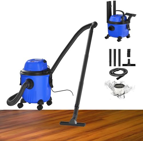 ANSIMIDA Zylinderstaubsauger, Leistungsstarker 800w Leichter Boden- & Teppichstaubsauger ohne Beutel, 15L Kanister, leicht tragbar, einfach zu benutzen für Treppen und Auto Zylinderstaubsauger