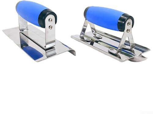 Heavy Duty Plastering Trowel with Stainless Steel Base Perfect for Stucco and Pool Coatings (A)