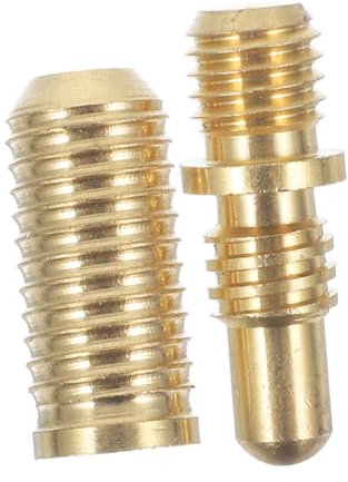 UPKOCH 1 Set Goldenes Billard Queue Verbindungszubehör Pool Queue Reparaturschrauben Kupfer Pool Queue Extender Schrauben Billard Queue Verbindungsschrauben Zubehör