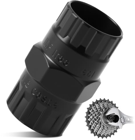 Estrattore Pignone 2-in-1 per Bici Compatibile 5-12 Velocità, Smontaggio Cassetta e Ruota Libera, Attrezzo Professionale in Acciaio Temperato per Shimano SRAM, Utensile Universale