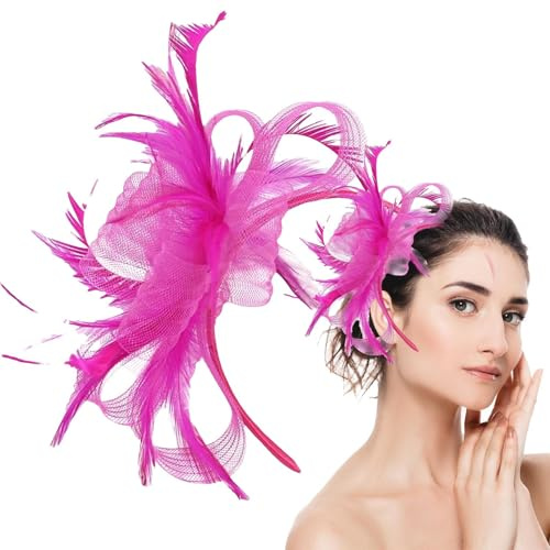 Fascinator Hårband Nät Liten Hatt Huvudbonader Accessoarer Flickor | Fascinatorhuvudbonad Bröllop Samling Dagligt Bruk Eftermiddagsteer Kostym Festival Utomhus Flickor Accessoarer