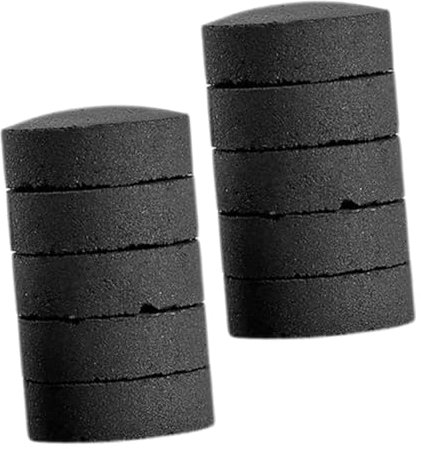 HIAKDOFT 10 Piezas Pastillas para Barbacoa Natural Multifuncional para Acampar y Cocinar para Encender Fuegos Interiores y Exteriores