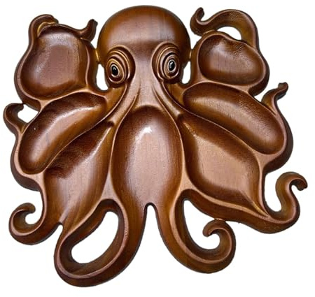 FLCPJGV Vassoio per snack e affettati, vassoio per verdure, idea regalo per nuova casa, servizio in legno con scomparti, 27 Cm X 26 Cm X 3.3