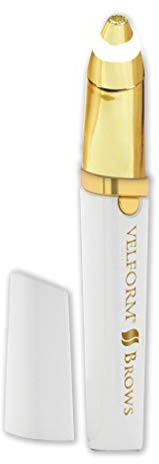 Best Direct Velform Brows comme vu a la TV Stylo Epilateur Sourcil Electrique pour Femme, Epil Precision Plaque Or indolore Flawless 11387
