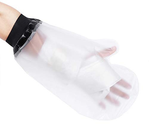 Protective cover for bandages, waterproof plaster and bandage protection for, waterproof sealed cast bandage protector hand arm cover for shower short arm