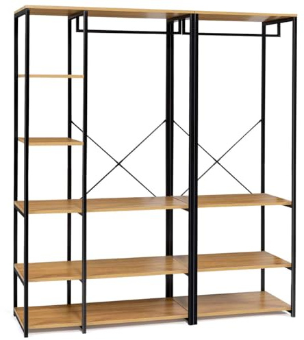 IDMarket - Dressing modulable XXL L. 150 cm Detroit Design Industriel