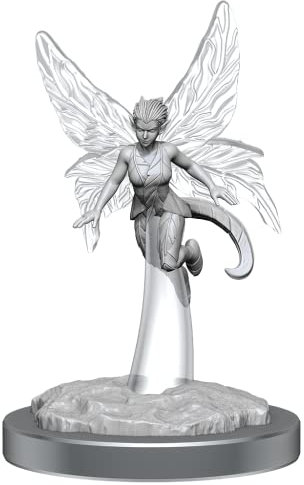 Papel crítico: miniaturas sin patinar: Wisher Pixies - 6 miniaturas de Dungeons and Dragons sin pintar/imprimar de WizKids - Compatible con DND D&D y otros juegos de rol de mesa TTRPG