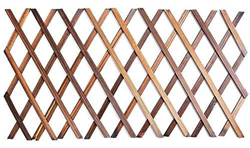 BABOS Rejilla de madera extensible para jardín, valla de pared, decoración de jardín