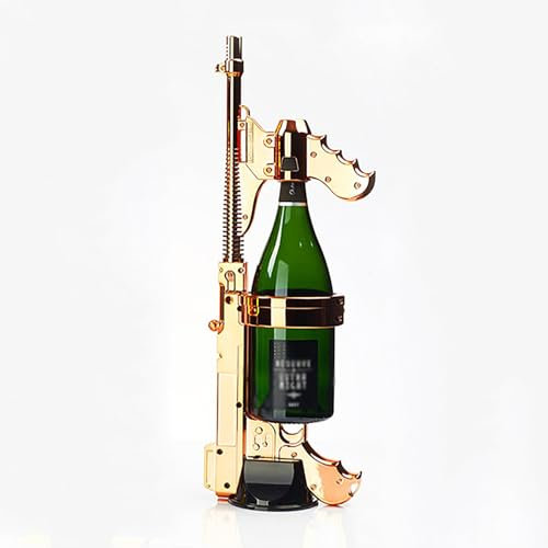 LBMED Tireur Pistolet À Champagne À LED,Accessoires Amusants Ultimes pour L'atmosphère,Longueur Réglable 350-750ml,Jet sur Toute Place,Laissez L'atmosphère Atteindre Son Paroxysme,pour Fête,Club,Bar