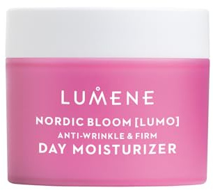 Lumene Nordic Bloom [Lumo] Anti-Wrinkle & Firm Day Moisturizer - Anti Aging Cream for Visibly Firm, Radiant & Smooth Skin - Formulated with Pre-Retinol Complex + Lingonberry Extract (1.7 oz)