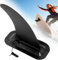 Riisoyu Sup Finne, Abziehbare Universal Surfboard Finne mit 2 Zubehör 9 Zoll Abnehmbare Center Fin Sicher Verstärkt Surfboard Flossen für Stand Up Paddle Board Longboard Surfboard