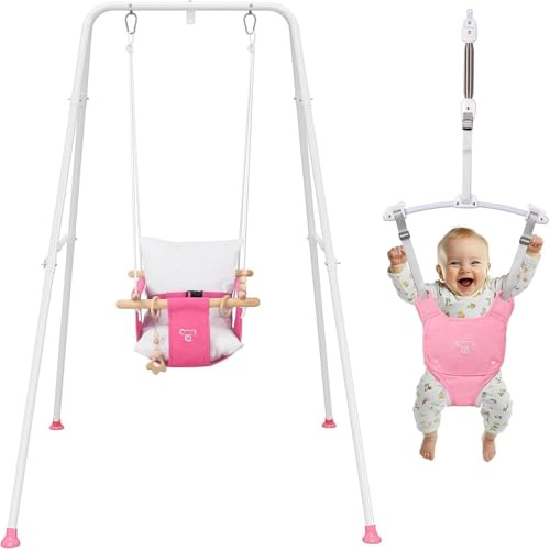 G TALECO GEAR 2 i 1 babyjumper med babygunga och gungram