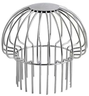 Dachrinnenschutz aus Edelstahl, 160mm Fallrohrschutz Dachrohre Filtersieb Fallrohrfilter Laubschutz gegen Schlamm, Laub, Schmutz