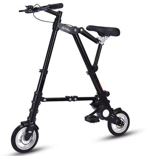 Bicicleta plegable ultraligera compacta para adultos, diseño portátil para fitness y fácil transporte