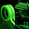 Nastro luminoso 2PCS, 10m x 10mm Bagliore in nastro scuro Nastro adesivo fluorescente impermeabile Nastro di avvertimento per scale Forniture per palcoscenico Decorazione (Luce verde)