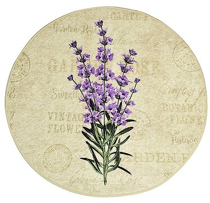 Badteppich mit Lavendel