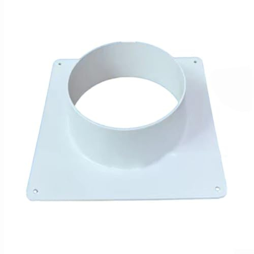 Bride de raccord de conduit 150 mm, bride de tuyau droite en plastique pour chauffage et ventilation (150 mm)