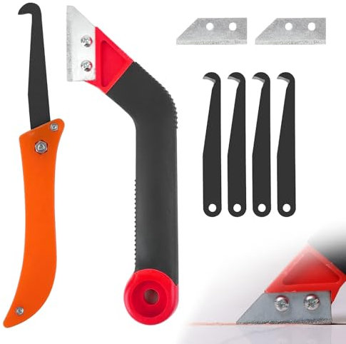8 Stück Fugenentferner,Fugenkratzer,Fugenkratzer Fliesen,Fliesenfugen Entfernen,Fugenreiniger Fliesen,Fliesenfugen Entfernen Handsäge,Für Die Fliesenreinigung,Die Reinigung Bodenfliesen