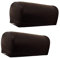 Fenteer Armlehnenschoner für Sessel 2pcs Sesselschoner Hussen und Stretch, Braun