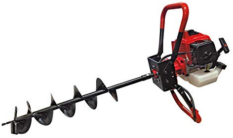 Ahoyador Taladro con 3 Brocas y Motor 62cc a 2 Tiempos