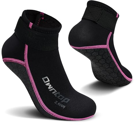 Owntop Neoprene Socks: 3mm Wetsuit Socks, Anti-slip Diving Boots for Men & Women - Surfing, Sailing, Kayaking