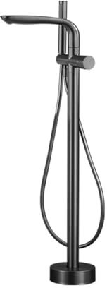 YNIYUJKL Grifo De Bañera De Pie, Color Gris, para Suelo, con Rotación De 360°, para Suelo De Bañera, Color Gris,Grey