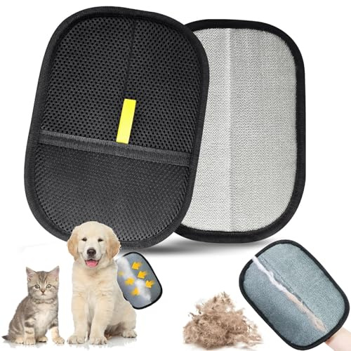 2 Pcs Guanti Rimuovi Peli Animali Guanti Riutilizzabili Per Animali Domestici Guanto Rimuovi Peli Animali Guanti Elettrostatici Per Peli Di Animali Guanto Peli Cane e Gatti,Divani e Vestiti,etc.
