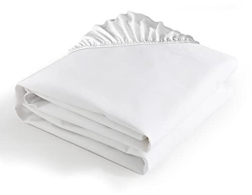 Bedecor 2 X Protege Matelas 140x200 Impermeable, Alese Matelas Respirante et Silencieux, 100% Coton Molleton Alese 140x190/200cm, Housse Matelas 140x200 de Lit Étanche Anti Acarien