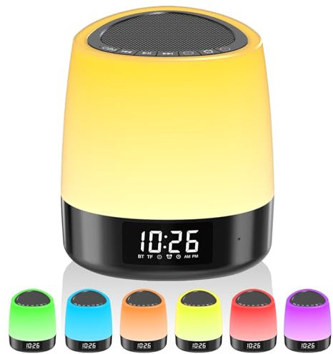 Someyou White Noise Machine Baby, 34 Soothing Sounds, 8 Colors Night Light, Battery Powered Bluetooth Function Sleep Timer, White Noise Sound Machine for Adults Kids Sleeping