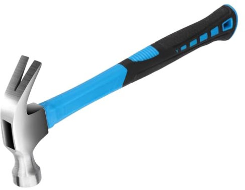 Klauenhammer, Rahmenhammer, Camping-Hammer, langer Griff, Elektrikerhammer, kleiner Hammer, Kurzhammer, mit bequemem Griff für Heimwerker, Handwerksindustrie