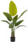 Künstliche Pflanze 120cm künstliche Tropische Palme mit 8 Blättern Pflanzen im Topf für drinnen und draußen Haus Büro Garten Moderne Dekoration Bananenbaum deko Büro Laden Wohnung und Party（2 Pack）