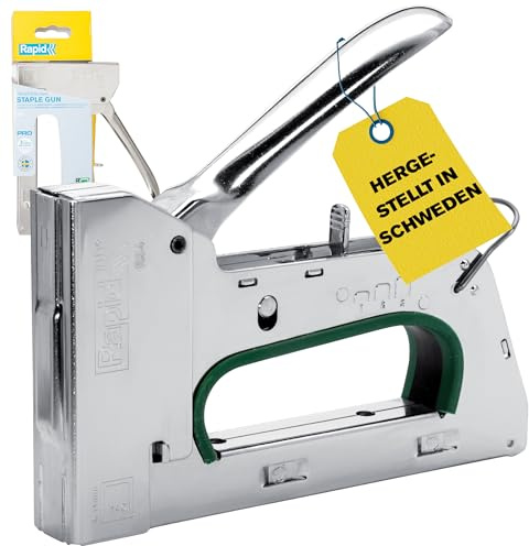 Rapid R34 PRO Grapadora para Grapas n.140, para Tapicería, en Acero