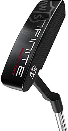 Wilson Staff Damen Putter, Rechtshand, Infinite Windy City, Länge: 33 Zoll, schwarz/silber, WGW90300W33