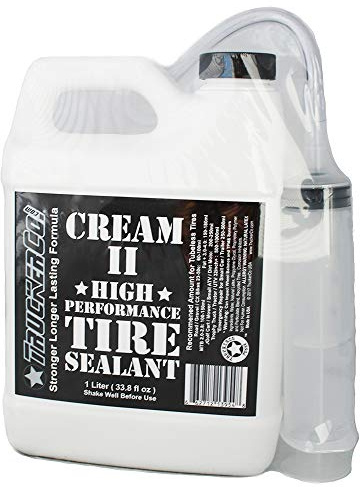 Cream 2 II Tubeless Tire Sealant TruckerCo High Performance 1 Liter/Quart