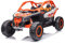 ATAA Can AM Maverick UTV Buggy XXL 24V und MP4,Orange, Elektro-Auto für Kinder mit 24V Batterie,Fernbedienung,Gummireifen,Federung und vielen Extras