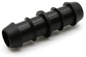 DOJA Barcelona | Conectores Riego | Pack 25 | Enlace Goteo para Manguera de Riego | Diámetro 16mm | Adaptador Manguera | Accesorios Riego por Goteo | para Manguera Jardin, Tubo Riego, Riego Huerto