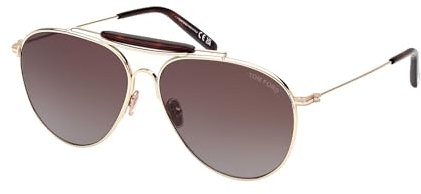 Tom Ford Sonnenbrillen RAPHAEL-02 FT 0995 GOLD/BROWN GREY SHADED 59/14/145 Herrenbrillen