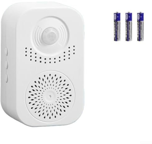 Gdfnmogo Welcome Bell For Shop Security, Motion Sensor Doorbell, With Personalized Audio Message And Infrared Motion Sensor Technology(12 voices)