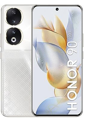 HONOR 90 Smartphone 5G, Telefono cellulare da 12 GB+512 GB, Snapdragon 7 Gen 1, batteria lunga durata 5000 mAh, Dual SIM, Silver (Ricondizionato)