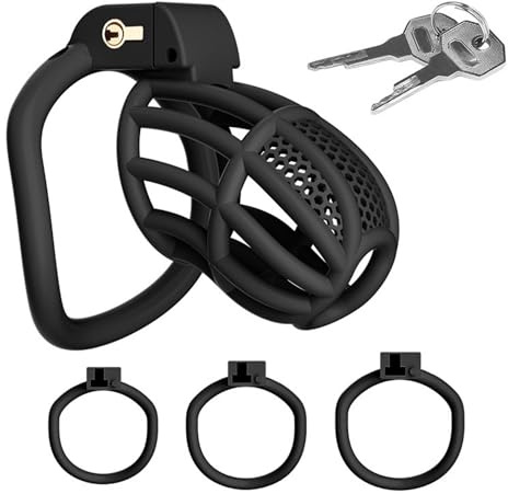 Men's Invisible Cage Safety Cage, Fitness Bodybuilding Training (USA46) (L)