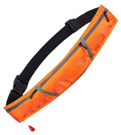 Flotation Belt - Snorkel Belt 150N Buoyancy | Auto-Inflating Lifesaving Ring with Reflective Strip for Open Water Survival | Inflatable Life Beltt - Fishing Paddle Sports