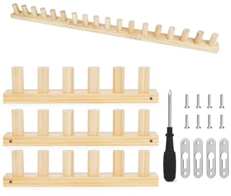 Generico Telaio Per Maglieria Per Coperte | 89 cm Telaio In Legno Per Filati - Strumento Per La Creazione Di Coperte | Per Bambini Adulti Principianti Letto Divano Soggiorno Casa Uncinetto