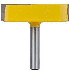 8mm 1/2mm Shank Cleaning Bottom Router Bits 2-3/16 Cutting Diameter for Surface Planing Router Bit-8mm shank