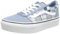 Vans Ward Platform Sneaker, Patchwork Light Blue, 36 EU