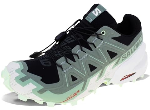 Salomon Speedcross 6 Wide 417440, Mens Running Shoes, Black, 43 1/3 EU