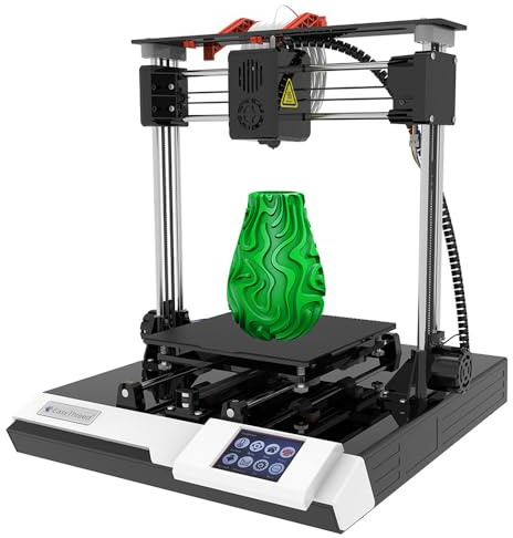 HUIOP Impresora 3D,Impresora 3D K8 Máquina de impresión de Escritorio FDM 150x150x150 mm/5,9x5,9x5,9 Pulgadas Tamaño de impresión Plataforma extraíble con Pantalla táctil de 2,4'' Impresión de
