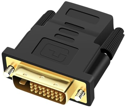 Cable adaptador HD a DVI, adaptador de puerto de pantalla para transmisión de alta velocidad, convertidor de adaptador de cable para video de alta resolución, compatible con monitores, computadoras de