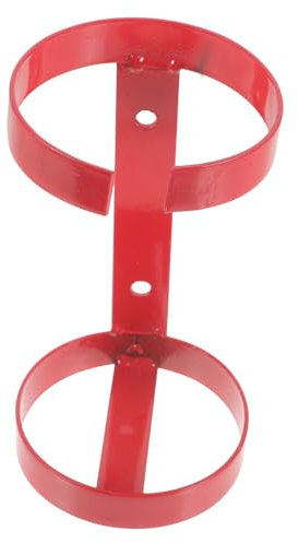 Homoyoyo Feuerlöscher Wandhalterung Aus Metall 1kg Tragkraft Rot Universelle Halterung Für Fahrzeuge Boote Und Wandmontage