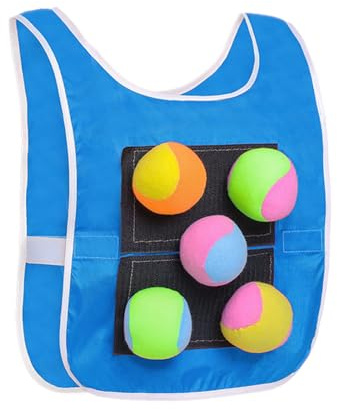 Stickbollsväst för barn som kastar ett spel | mjuka lekbollar för utomhus dodgeball, fångstaktivitetsväst, rolig sportleksak