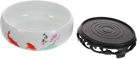 POPETPOP Da Idroponico in Contenitore Per Narcisi e Ninfee Fioriera Con Base Per Piantare Narcisi Ciotola Per Piantare Ninfee Per